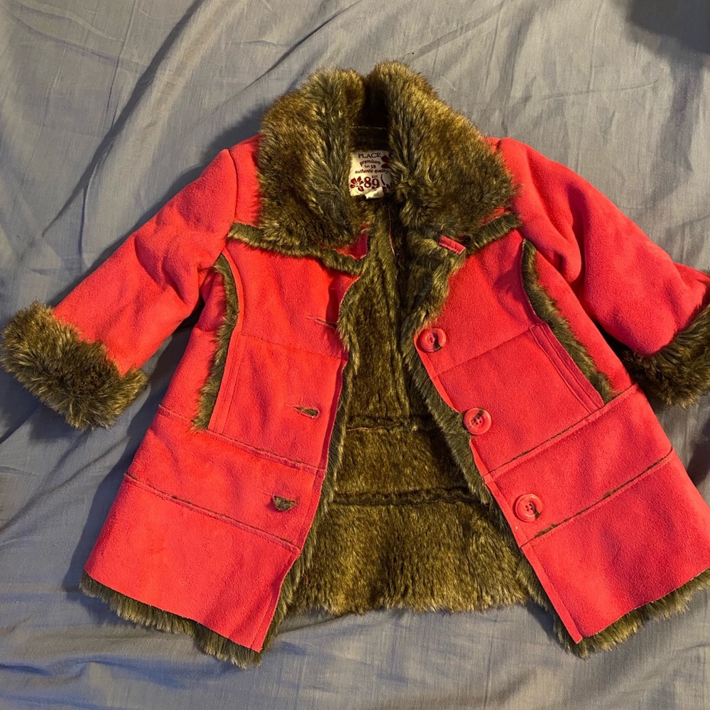 Pink 6-9 month girls coat